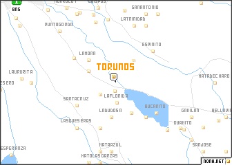 map of Torunos