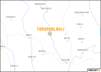 map of Torunsolaklı