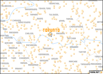 map of Torŭnt\