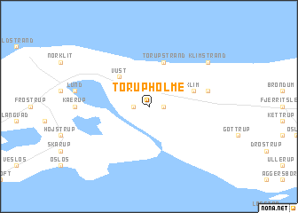 map of Torup Holme