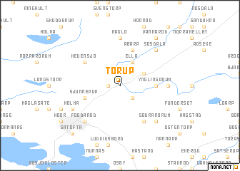 map of Torup