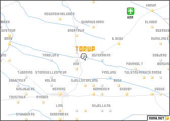 map of Torup