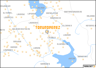 map of Toruro Pérez