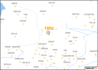 map of Tõru