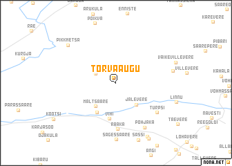 map of Tõrvaaugu