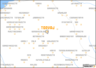map of Torvaj