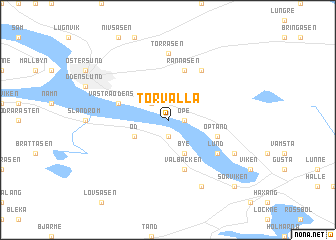 map of Torvalla