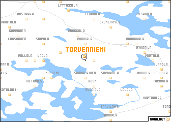 map of Torvenniemi