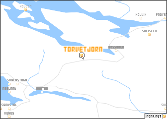 map of Torvetjørn