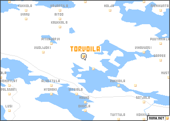 map of Torvoila