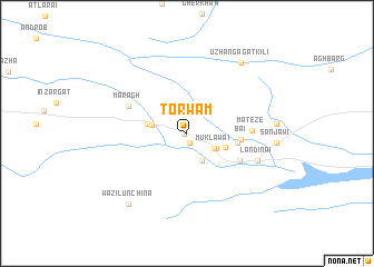 map of Torwām