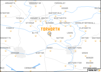 map of Torworth