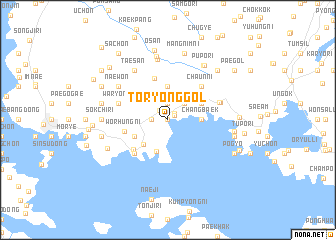 map of Toryonggol