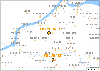 map of Toryŏng-ni