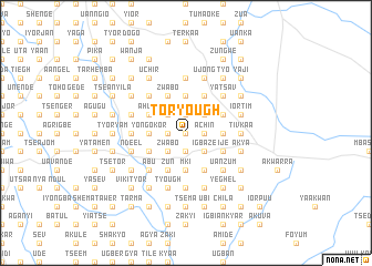 map of Toryough