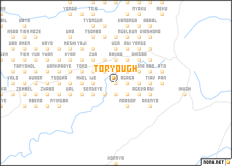 map of Toryough