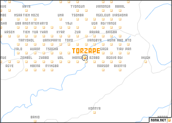 map of Torzape