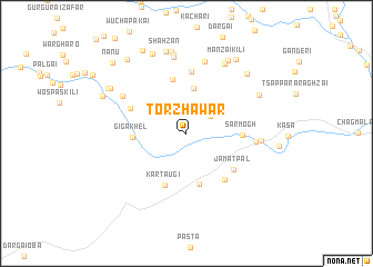 map of Tor Zhawar