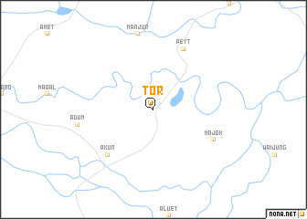 map of Tor