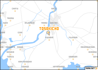 map of Tosakichō