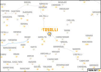 map of T\