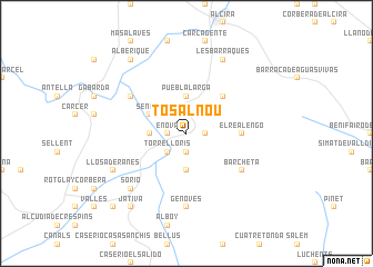 map of Tosalnou