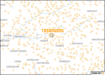 map of Tosan-dong