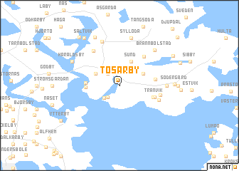 map of Tosarby