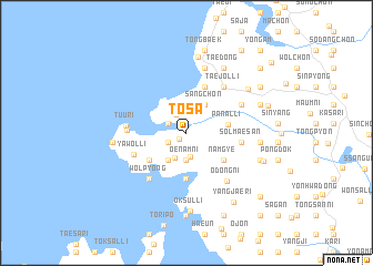 map of Tosa
