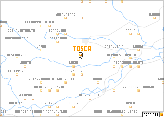 map of Tosca