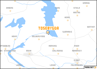 map of Tosebygda