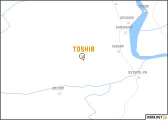 map of Toshib