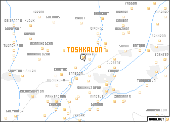 map of Toshkalon