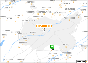 map of Toshkent