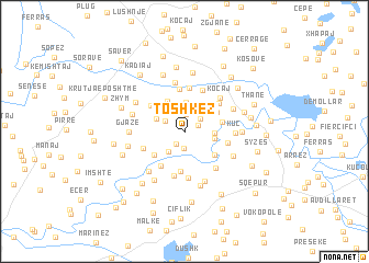 map of Toshkëz