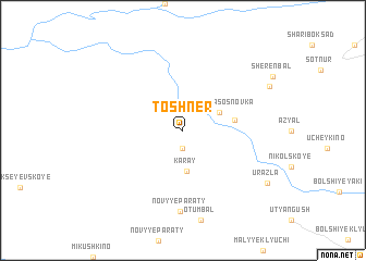 map of Toshner