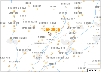 map of Toshobod