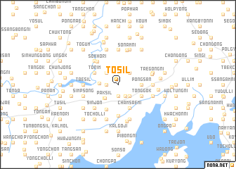 map of Tŏsil