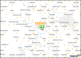 map of Tosin-ni