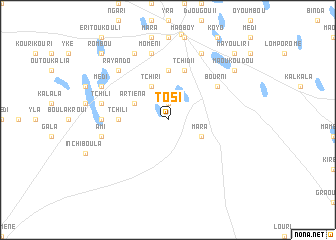 map of Tosi