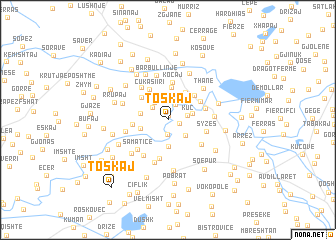 map of Toskaj