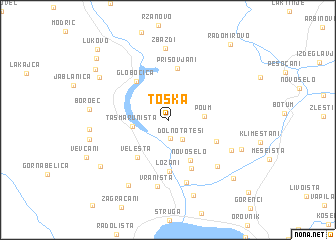 map of Toska