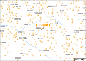 map of Toškinci