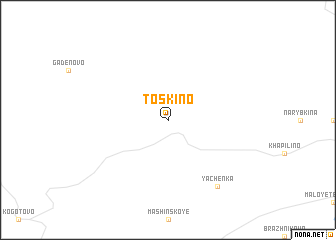 map of Toskino