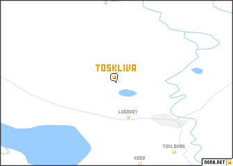 map of Toskliva