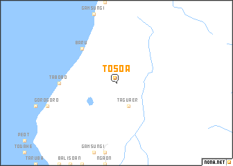 map of Tosoa