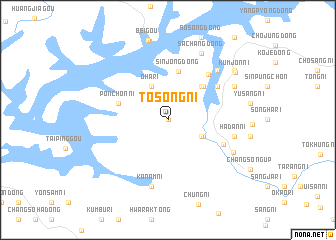 map of T\