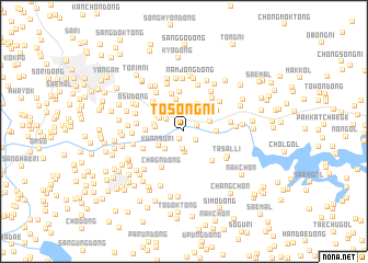 map of T\