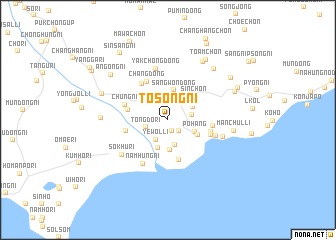 map of T\