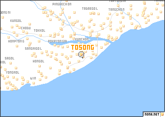 map of T\